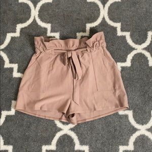 express soft paper bag shorts